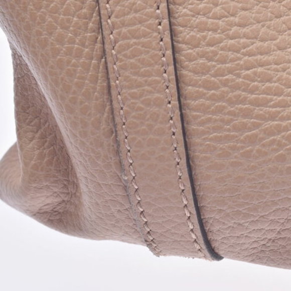 GUCCI Tote Bag Beige Calf Shoulder - Picture 9 of 12